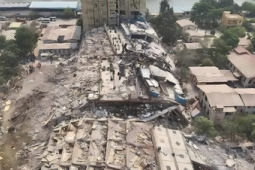 缅甸强震后余震频发最高达级