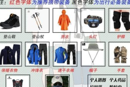 徒步必备装备清单